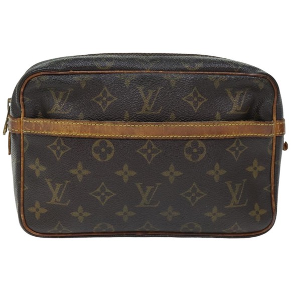 LOUIS VUITTON Monogram Compiegne 23 Clutch Bag M51847 LV Auth 74580 - Picture 13 of 16